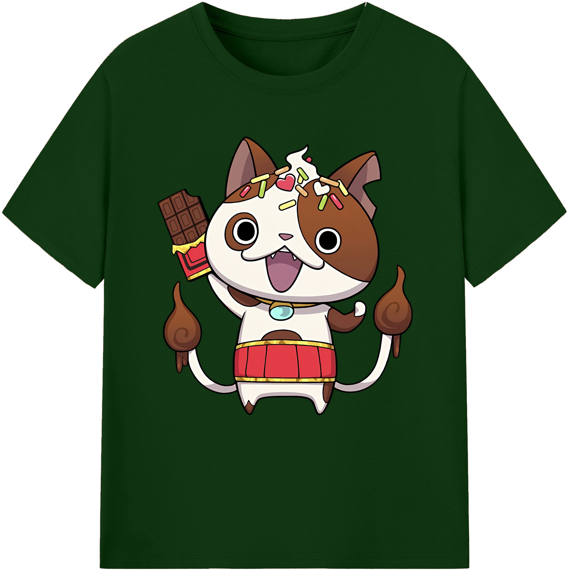 （画像用） 妖怪ウォッチ Yo-kai Watch 綿100％半袖Tシャツ（フロントプリント）